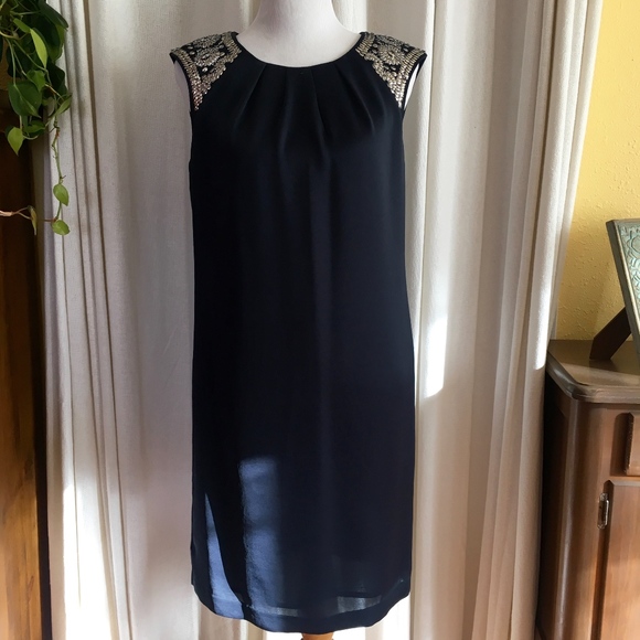 ⚡️SOLD ⚡️ Tory Burch Navy Oleander Dress Size 8 - Picture 2 of 8